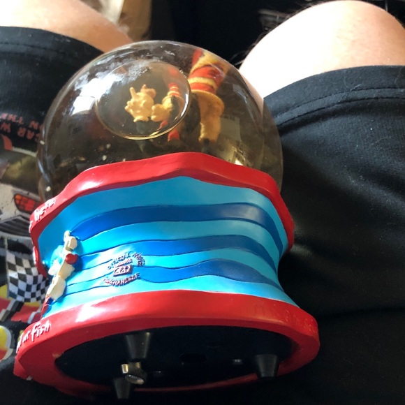 Cat in a hat Cartoon Character Snow Globe - Picture 4 of 5